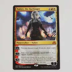 Magic the Gathering Nahiri the Harbinger Shadows over Innistrad MTG Planeswalker - Image 1