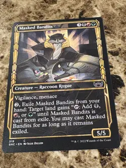 MASKED BANDITS Magic MTG Streets of New Capenna Showcase - Image 1