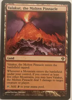 MTG English Valakut, the Molten Pinnacle NM Normal Zendikar, English - Image 1