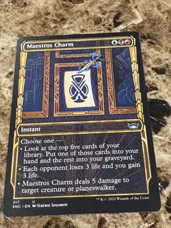 MAESTROS CHARM Magic MTG Streets of New Capenna Showcase - Image 1