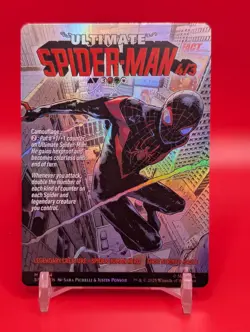 MYTHIC Miles Morales (0234) Borderless Foil Marvel's Spider-Man mtg rare m magic - Image 2