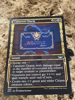 CABARETTI CHARM Magic MTG Streets of New Capenna Showcase - Image 1