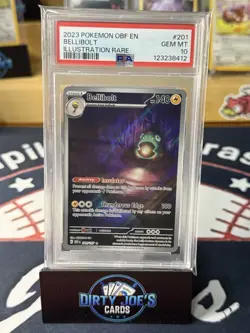 2023 POKEMON OBF EN-OBSIDIAN FLAMES ILLUSTRATION RARE #201 BELLIBOLT PSA 10 - Image 1