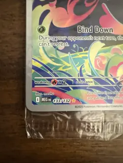 Pokemon Card Bulbasaur 133/132 Mega Evolution Stamped Promo Sealed - Image 4