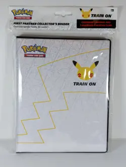 Pokemon 25th Anniversary First Partner Collector's Binder SEALED w/Pikachu - Image 1