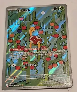 Shuckle 136/132 - ME01: Mega Evolution Pokemon Illustration Rare Holo NM - Image 1