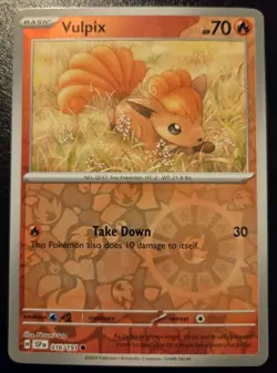 Vulpix 016/191 Reverse Holo Common Scarlet & Violet: Surging Sparks Pokemon TCG - Image 1