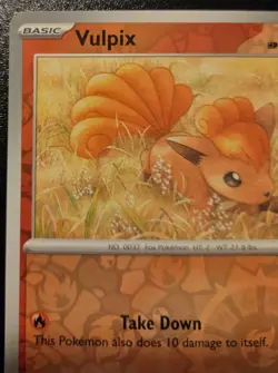 Vulpix 016/191 Reverse Holo Common Scarlet & Violet: Surging Sparks Pokemon TCG - Image 2
