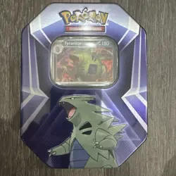 Tyranitar Triple Whammy Collectors Tin - Pokemon TCG - Factory Sealed - Image 1