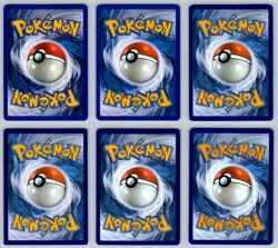 (6) Caterpie Pokemon Card Lot WotC Legendary Collection Reverse Holo English TCG - Image 2
