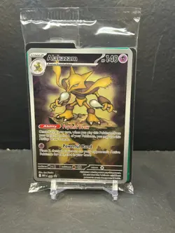 Pokemon TCG | Alakazam MEP # 009 Mega Evolution Black Star Promo **SEALED** - Image 1
