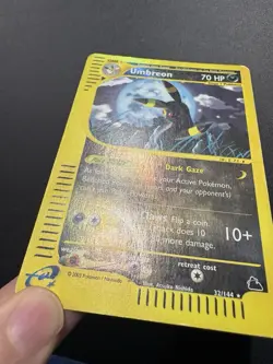 Pokemon Umbreon TCG Reverse Holo Card 32/144 Skyridge Moderate Play - Image 2