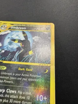 Pokemon Umbreon TCG Reverse Holo Card 32/144 Skyridge Moderate Play - Image 3