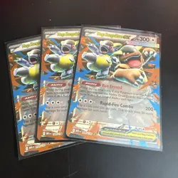 Pokemon Mega Evolution Mega Kangaskhan ex 104/132 Holo Double Rare Near Mint - Image 1