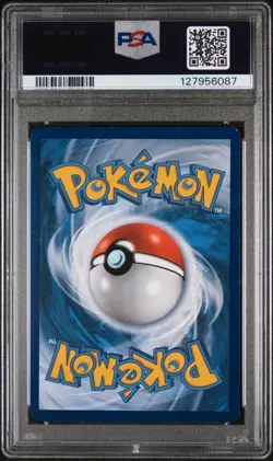 2015 POKEMON XY DOUBLE CRISIS #6 FULL ART/TEAM AQUA'S KYOGRE EX PSA 8 - Image 2