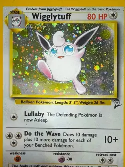 Wigglytuff 19/130 Base Set 2 - Holo Rare Vintage English DMG Pokemon TCG - Image 4