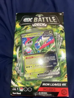 POKEMON TCG IRON LEAVES EX BATTLE DECK FACTORY SEALED (60 cards) - Image 1