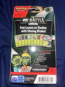 POKEMON TCG IRON LEAVES EX BATTLE DECK FACTORY SEALED (60 cards) - Image 2