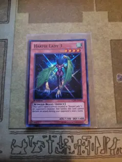 YUGIOH HARPIE LADY 3 LCJW-EN092 SUPER 1ST ED NM - Image 1