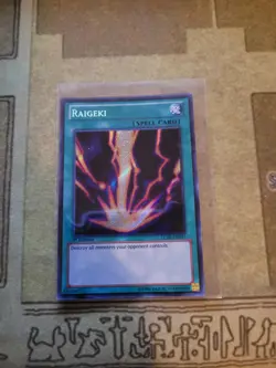 YUGIOH RAIGEKI LCJW-EN057 SECRET 1ST ED NM - Image 1