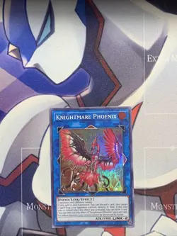 Yugioh Knightmare Phoenix FLOD-EN046 Super Rare LP - Image 1