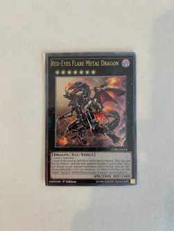 Yugioh Red-Eyes Flare Metal Dragon CORE-EN054 Ultimate Rare 1st Ed LP/NM - Image 1