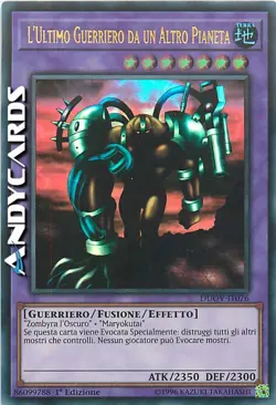 L'ULTIMO GUERRIERO DA UN ALTRO PIANETA • Ultra R • DUOV IT076 • 1Ed • Yugioh! - Image 1