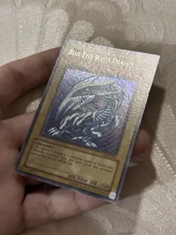Yugioh Blue-Eyes White Dragon SDK-001 Ultra Rare ORIGINAL PRINT NM - Image 2