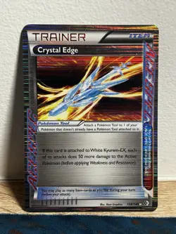 Crystal Edge 138/149 BW Boundaries Crossed Holo Ace Spec Trainer Pokemon Card - Image 2