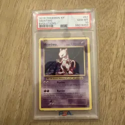 TCG PSA GRADED Pokemon CARD MEWTWO Evolutions #51 - Image 1