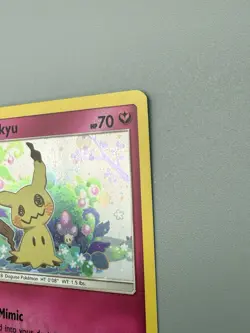 Mimikyu Promo SM163 Team Up Blister Pokemon Card Sun & Moon Holo Nice! - Image 4
