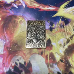 23K Gold Plated CHARIZARD Trading Card 1999 Burger King Pokemon - Image 2