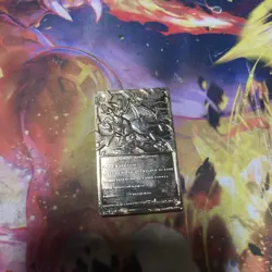 23K Gold Plated CHARIZARD Trading Card 1999 Burger King Pokemon - Image 3