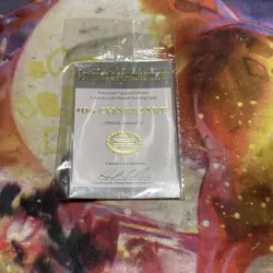 23K Gold Plated CHARIZARD Trading Card 1999 Burger King Pokemon - Image 4
