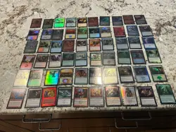 Mtg Foil Lot x60 - Magic The Gathering Foil Card Lot Mtg Foil Cards Lp - Image 1