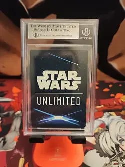 BGS 9 Star Wars Unlimited Luke Skywalker Jedi Knight Legendary Card SOR 051 - Image 2