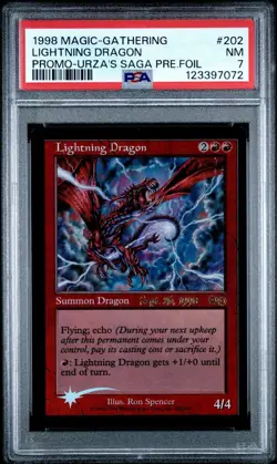 Lightning Dragon Prerelease Cards Foil - Image 1