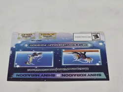 Shiny Miraidon Koraidon Code GameStop Pokemon - Physical PROMO Card- Unused Code - Image 3