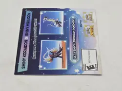 Shiny Miraidon Koraidon Code GameStop Pokemon - Physical PROMO Card- Unused Code - Image 4