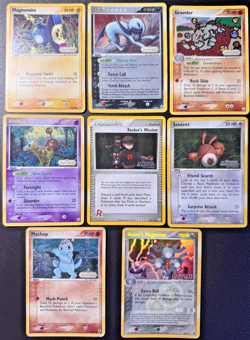 Lot of 8 ex-Era Legend Maker, TRR, Delta Species Pokemon Cards Reverse Holo HP - Image 1
