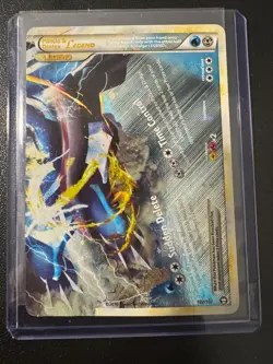 Ultra Rare Pokemon Card HeartGold SoulSilver #102/102 PALKIA & DIALGA LEGEND - Image 3
