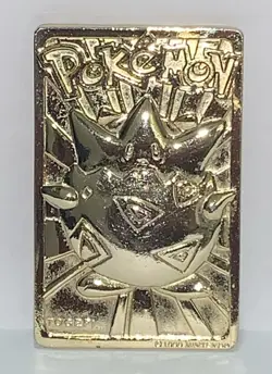 1999 BK Promo Togepi Pokemon Special Edition 23K Gold Plated Trading Card HP - Image 3