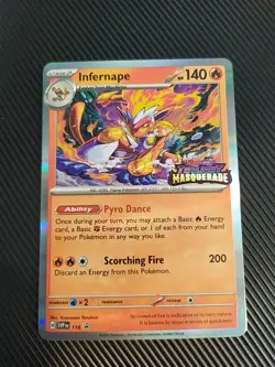 Infernape SVP116 Prerelease Promo - Twilight Masquerade Pokemon Card NM - Image 1