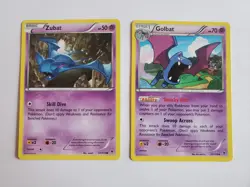 Zubat & Golbat 31/119 & 32/119 - Phantom Forces - Common - Pokemon Card TCG - LP - Image 1