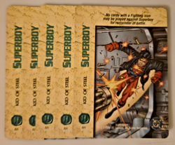 Vintage Marvel Overpower CCG Superboy Hero + 4 Specials 14 Card Lot - Image 5