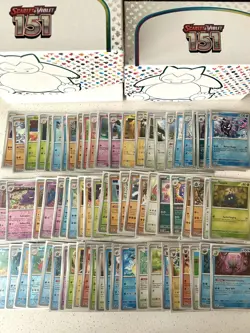 Pokemon 151 Reverse Holo / Holo Rare Complete Master Set (186 Cards) NM - Image 2