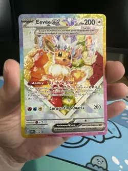 Eevee ex 174 Pokemon TCG Scarlet & Violet Prismatic SPC Promo Card SIR - NM/M - Image 4