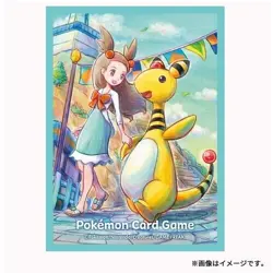 Jasmine & Ampharos Card Sleeves (64) Pokemon Center Japan New/Sealed - Image 4
