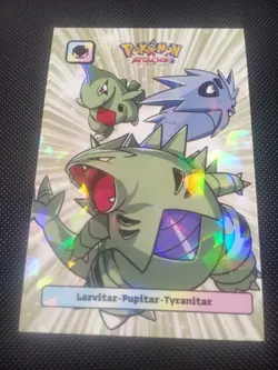 Pokemon 2024 Card Database Attacks Gen 2 Set Larvitar Pupitar Tyranitar Peru - Image 1