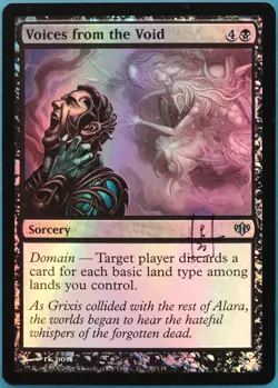 Voices from the Void FOIL Conflux NM Uncommon SIGNED CARD (294246) ABUGames - Image 1